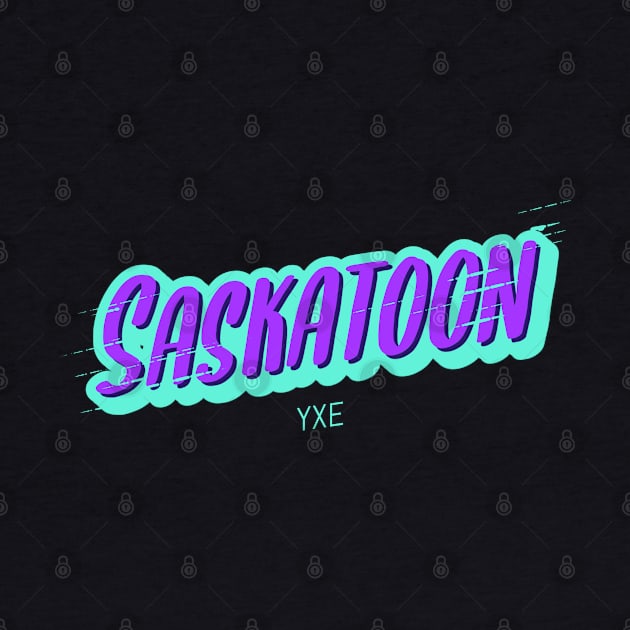 Rev up your Saskatoon pride with this bold logo design by Stooned in Stoon